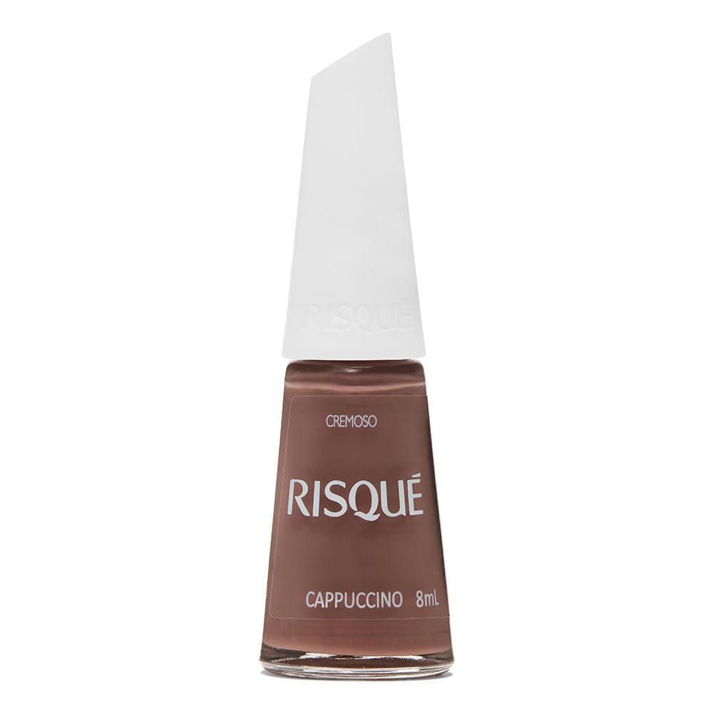 Esmalte Hipoalergênico Risqué Cappuccino Nude Cremoso 8ml