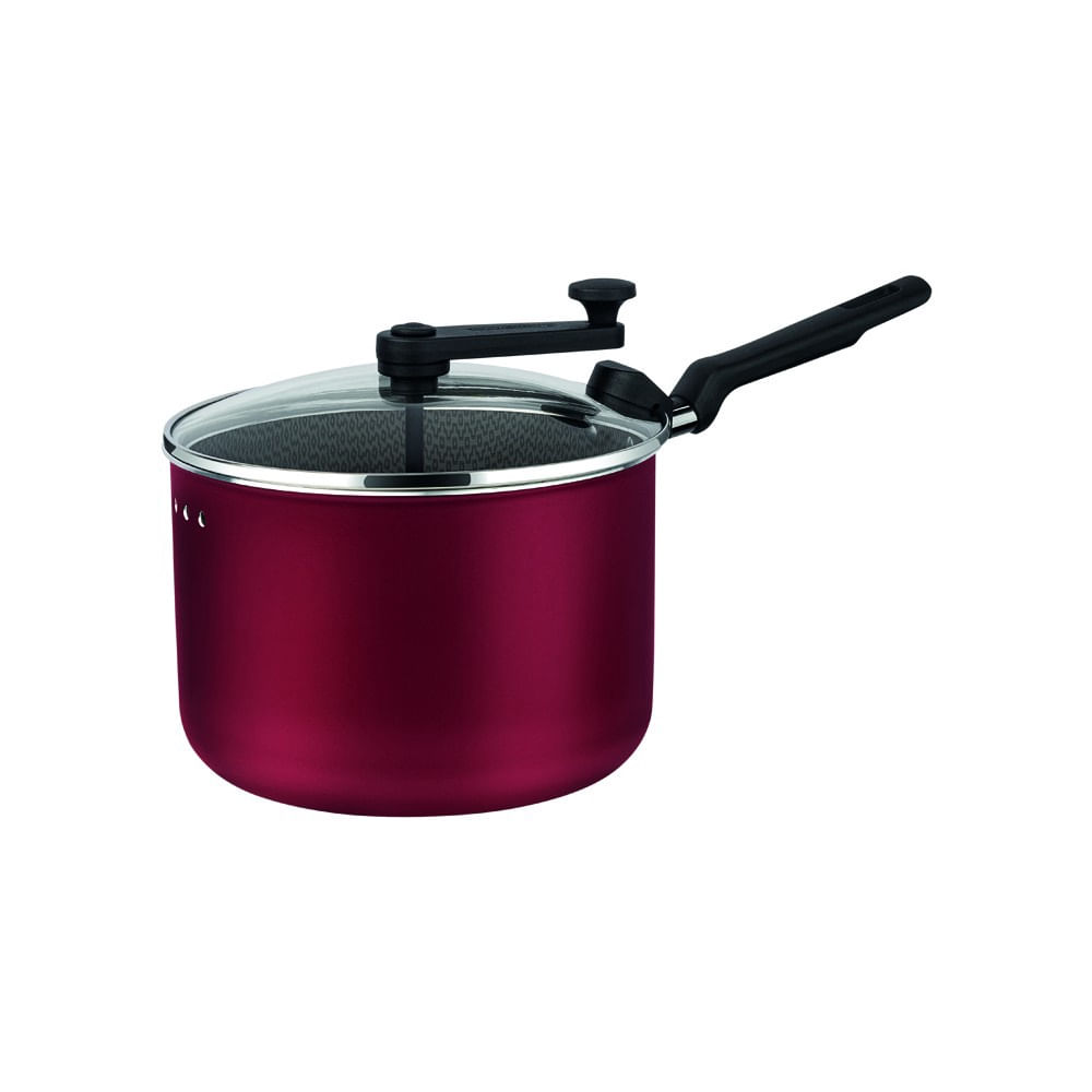 Pipoqueira Antiaderente Tramontina Loreto 20cm 3,5L Vermelha