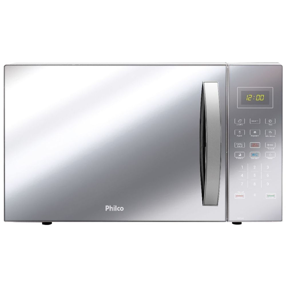 Micro-ondas Philco PMO34 34 Litros Espelhado com Trava de Segurança