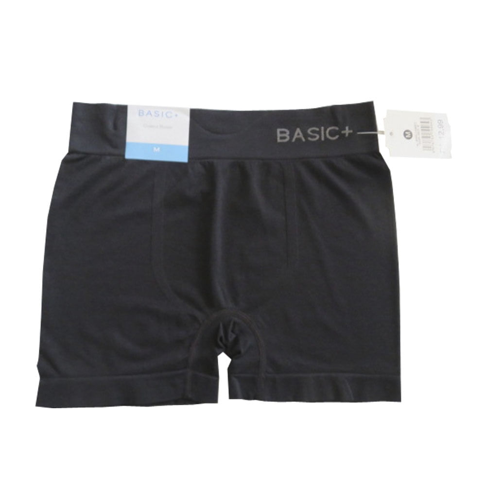 Cueca Boxer Masculina Basic+ Poliamida Preta
