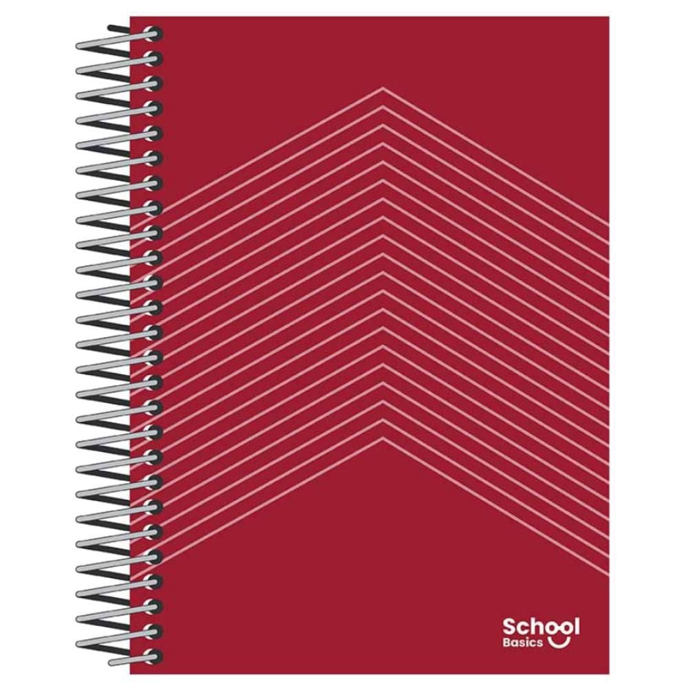 Caderno Universitário Confetti 1 Matéria 80 Folhas Espiral Metálico