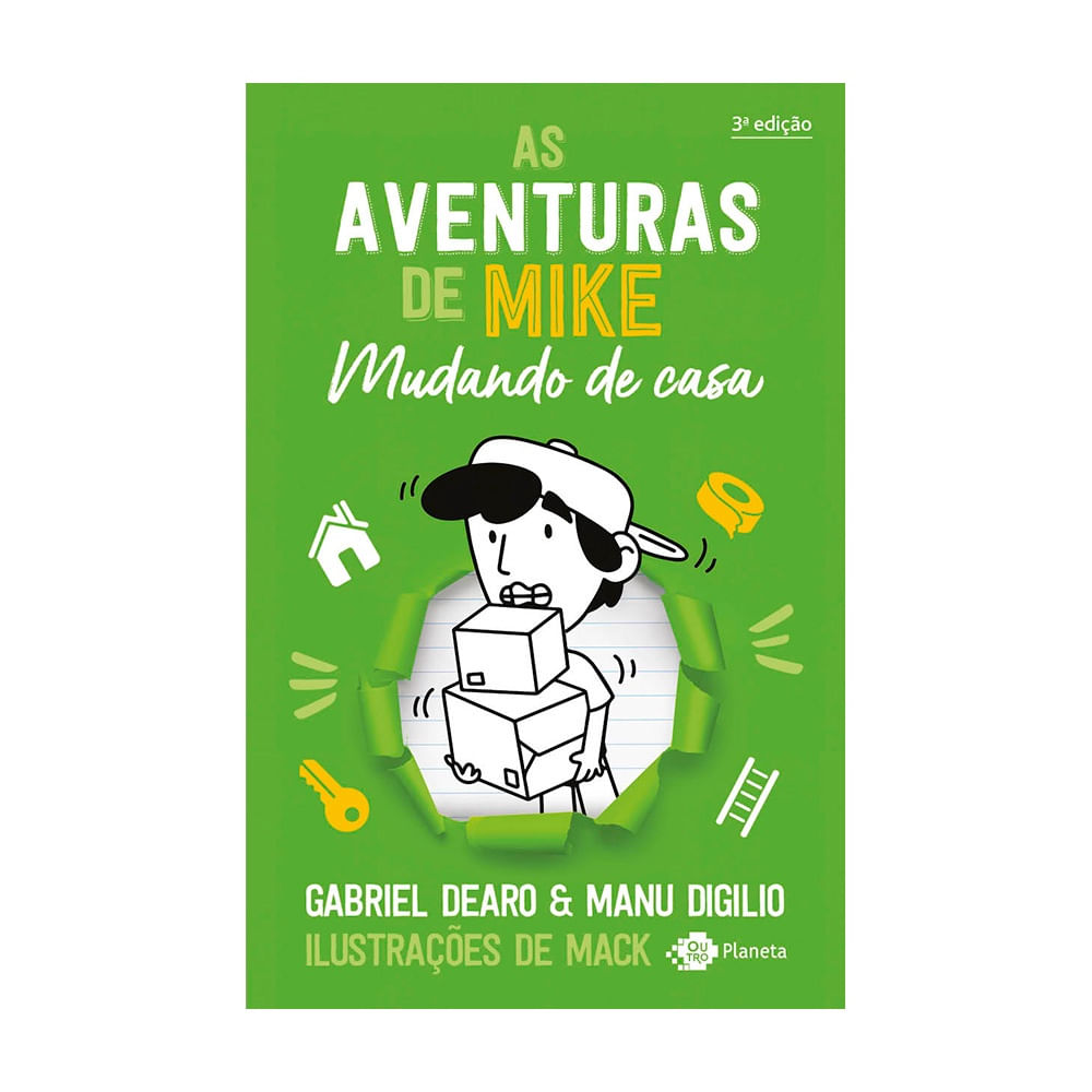 As Aventuras de Mike 3 Mudando de Casa Gabriel Dearo Manu Digilio 1ª Edição Capa Comum