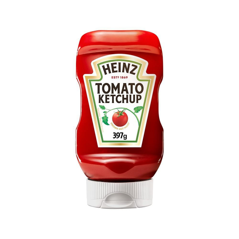 Ketchup Tradicional Heinz 397g Squeeze 100% Natural Vegano