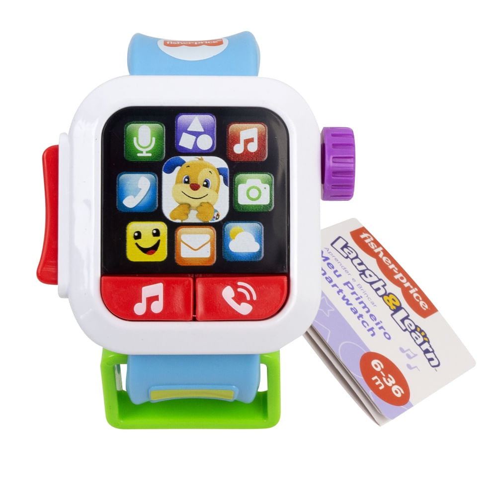Smartwatch Educativo Interativo Fisher-Price Aprender e Brincar HXB79 Multicolorido