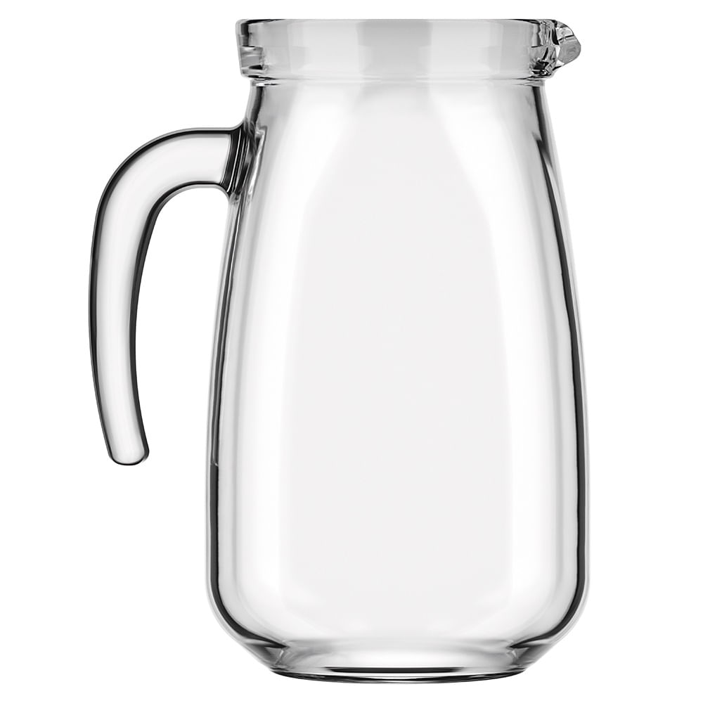 Jarra Vidro 1,5L Nadir Tampa Plástica Porta Geladeira