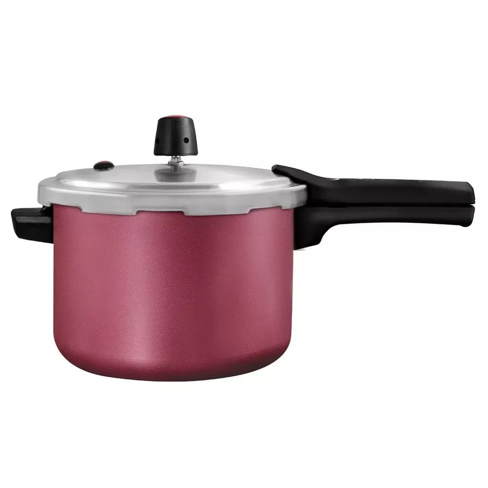 Panela de Pressão Antiaderente Panelux Magnific 4,5L Vermelha