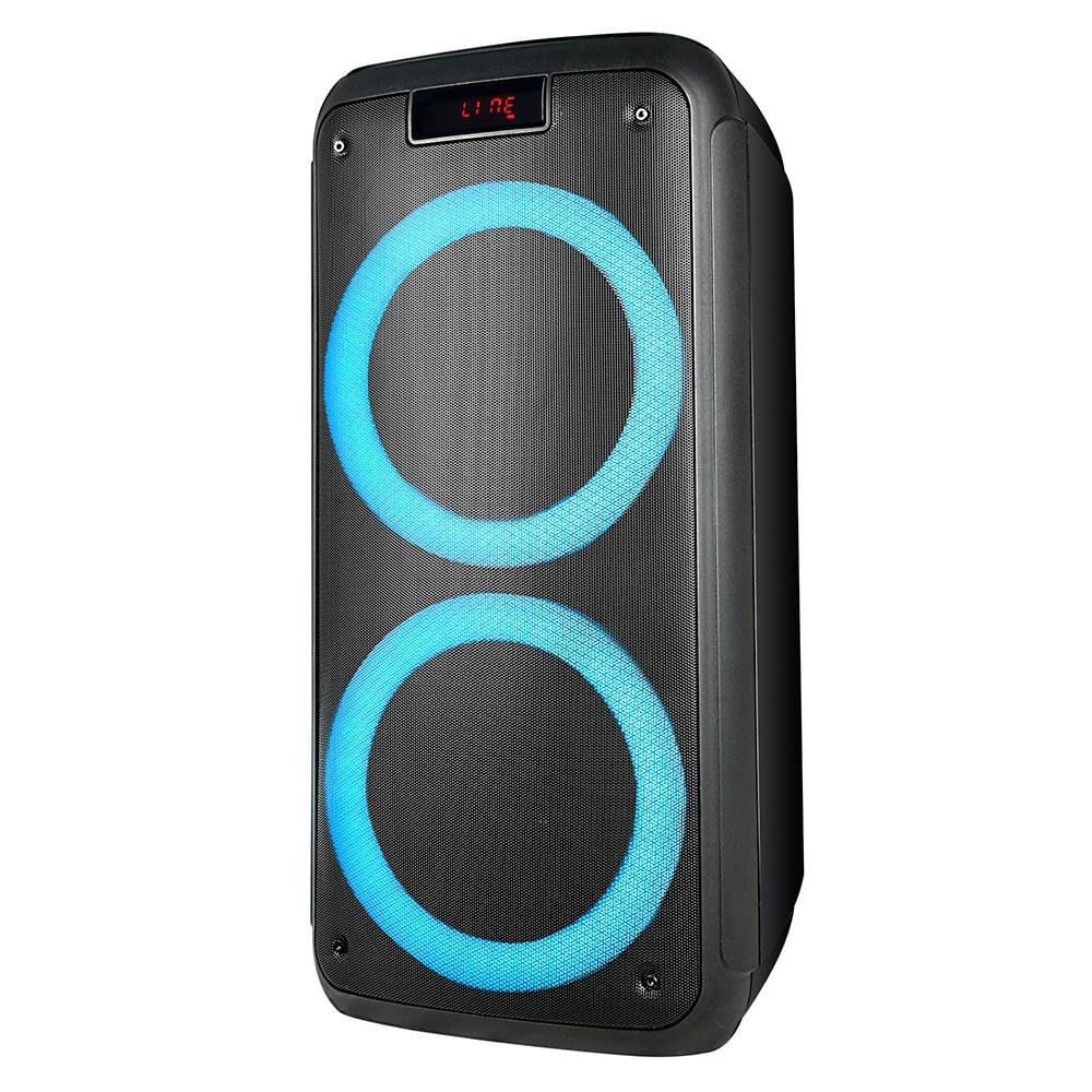 Caixa de Som Bluetooth Pulse Pulsebox SP359 1000W Megabass LED Preto
