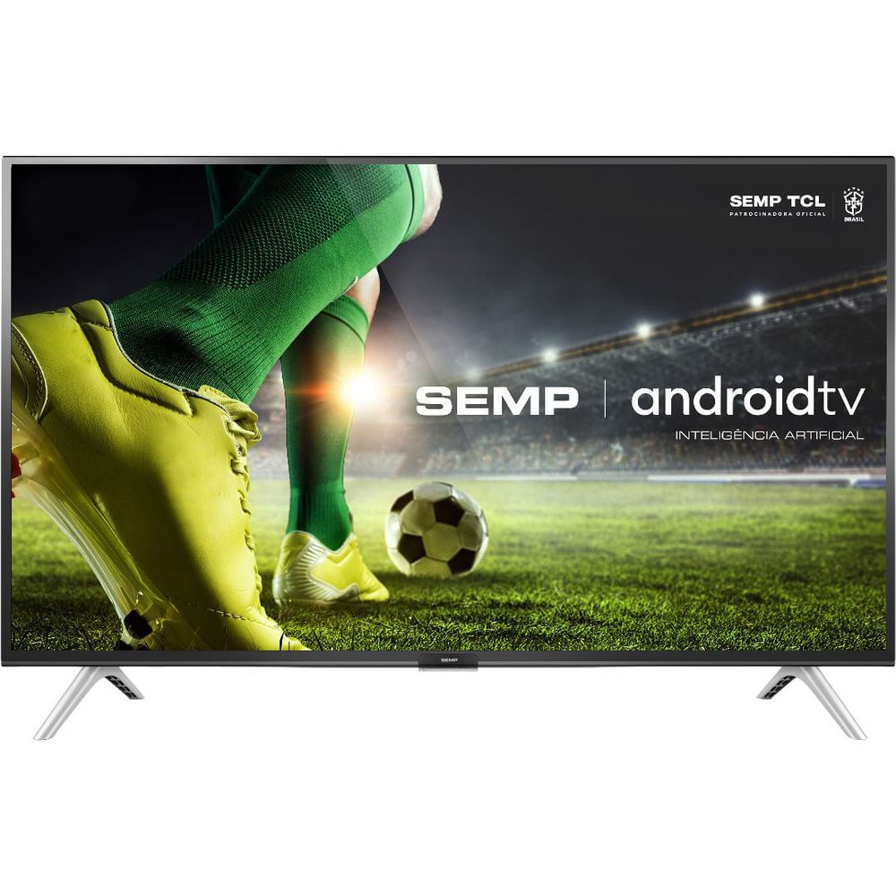 Smart TV Full HD Semp 43S5300 Android Bluetooth HDR LED Preto