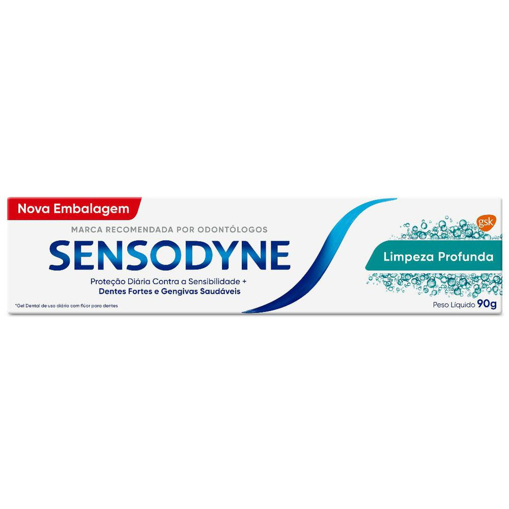 Creme Dental Sensodyne Limpeza Profunda 90g