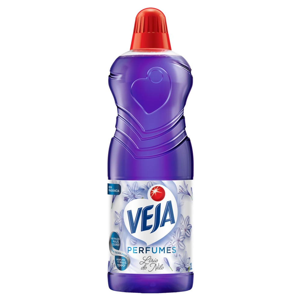 Limpador Perfumado Veja Perfumes Líquido Lírio do Nilo 1L
