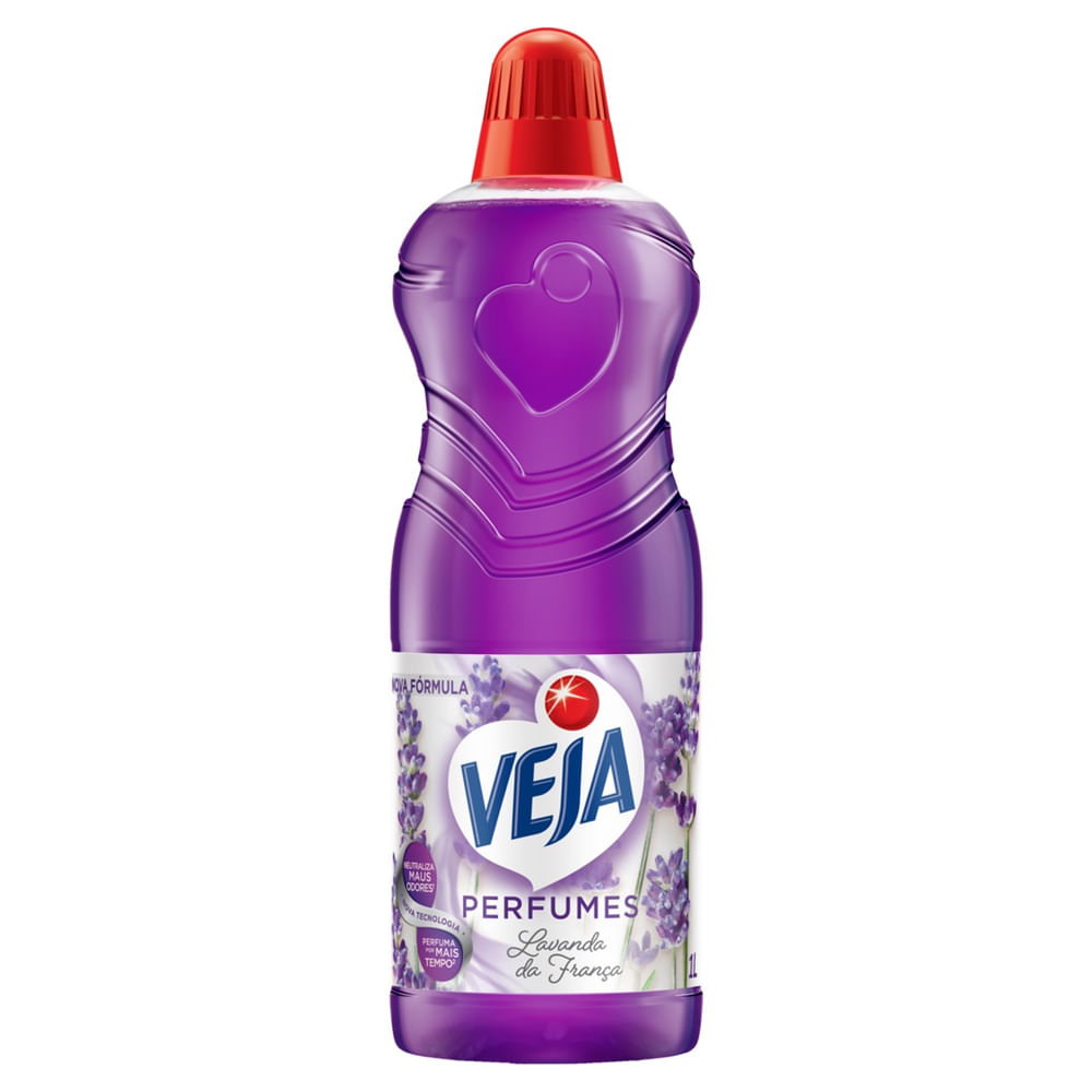 Limpador Perfumado Veja Perfumes Líquido Lavanda 1L