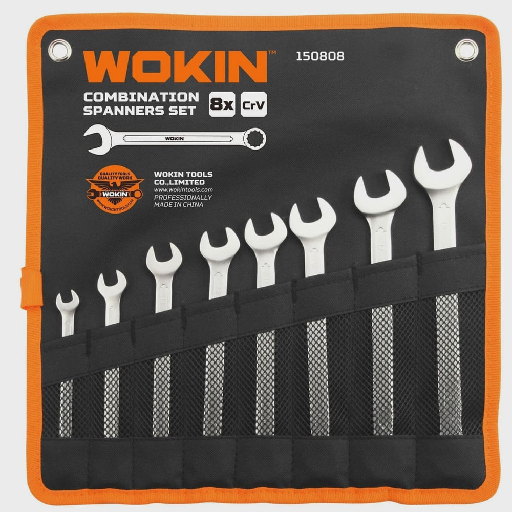 Conjunto De Chaves Combinadas 8 Peças Wokin Tools
