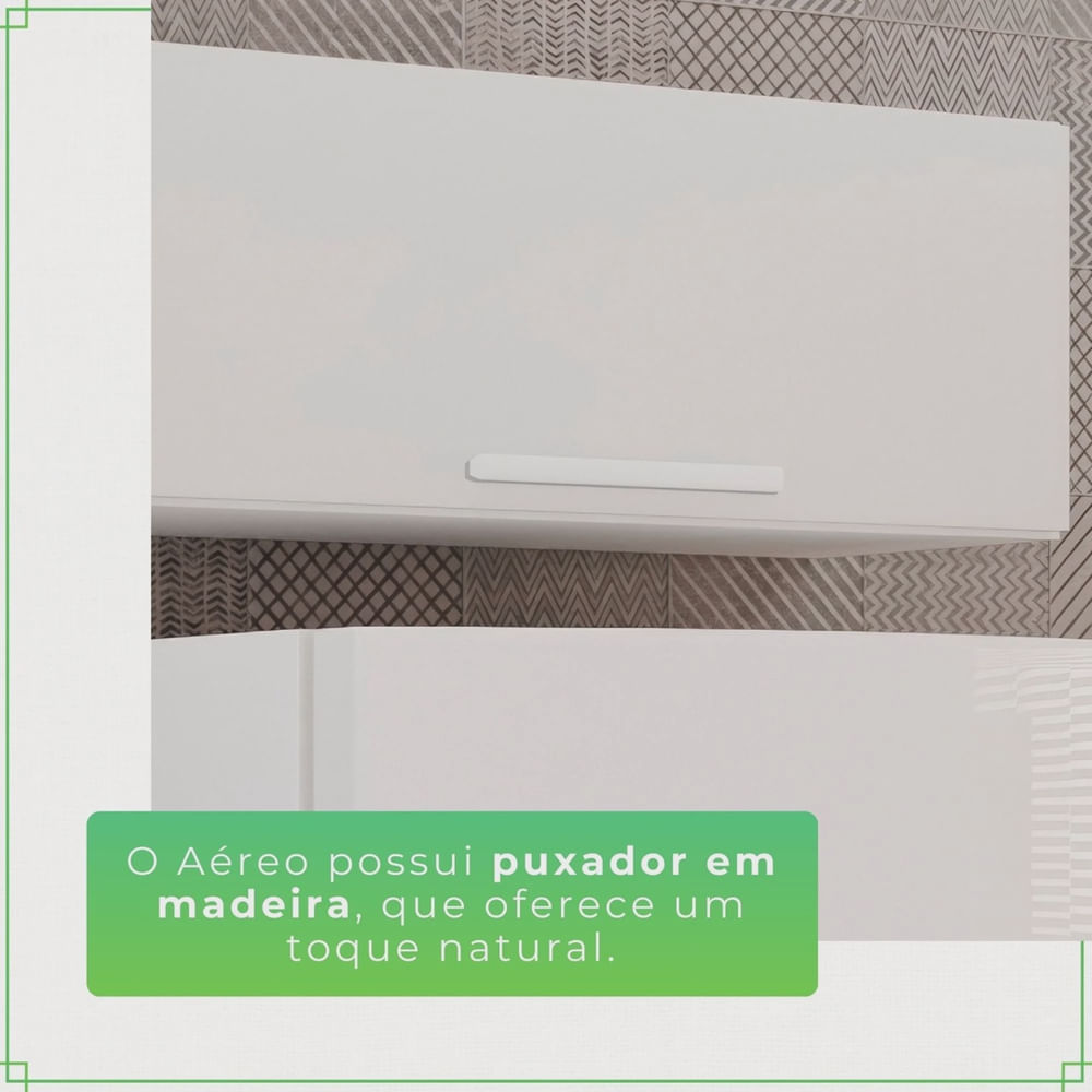 Armário Aéreo Geladeira 1 Porta Bella
